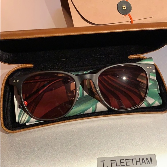New Garrett Leight Beach Sunglases OS, Retail $365 - Picture 3 of 6